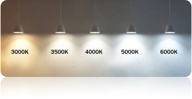 3000K-3500K-4000K-5000K-6000K Example
