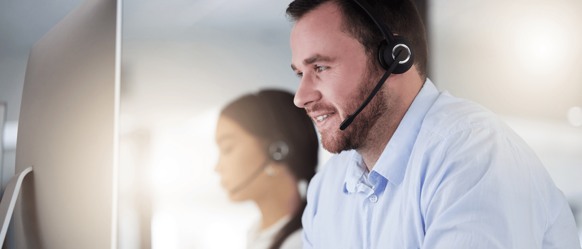Customer support page header image