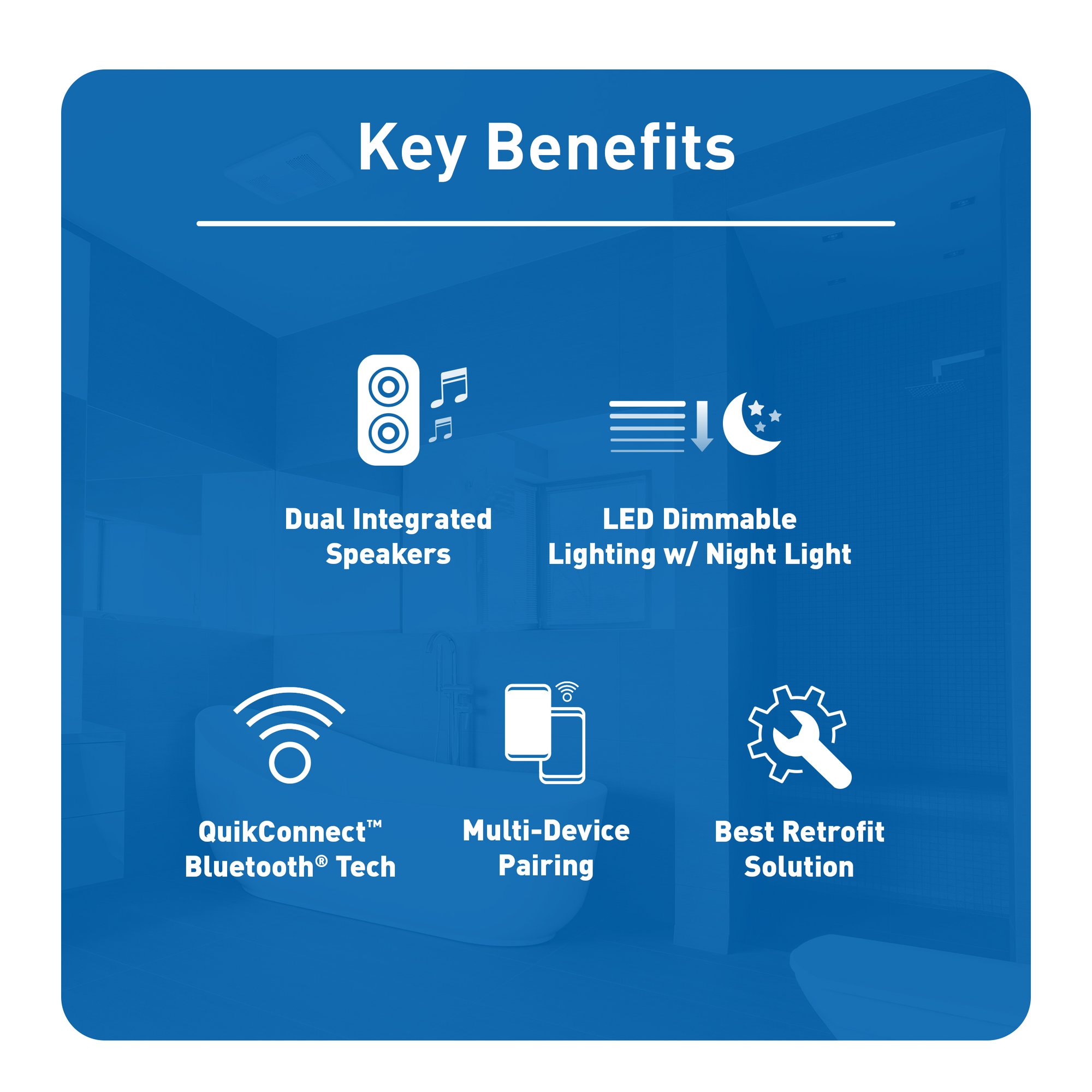 WhisperFit DC with Bluetooth Speakers -- Key Benefits -- Web