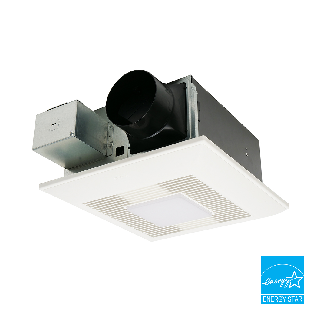 WhisperFit® DC Fan - Dimmable LED & Nightlight 50-80-110 CFM