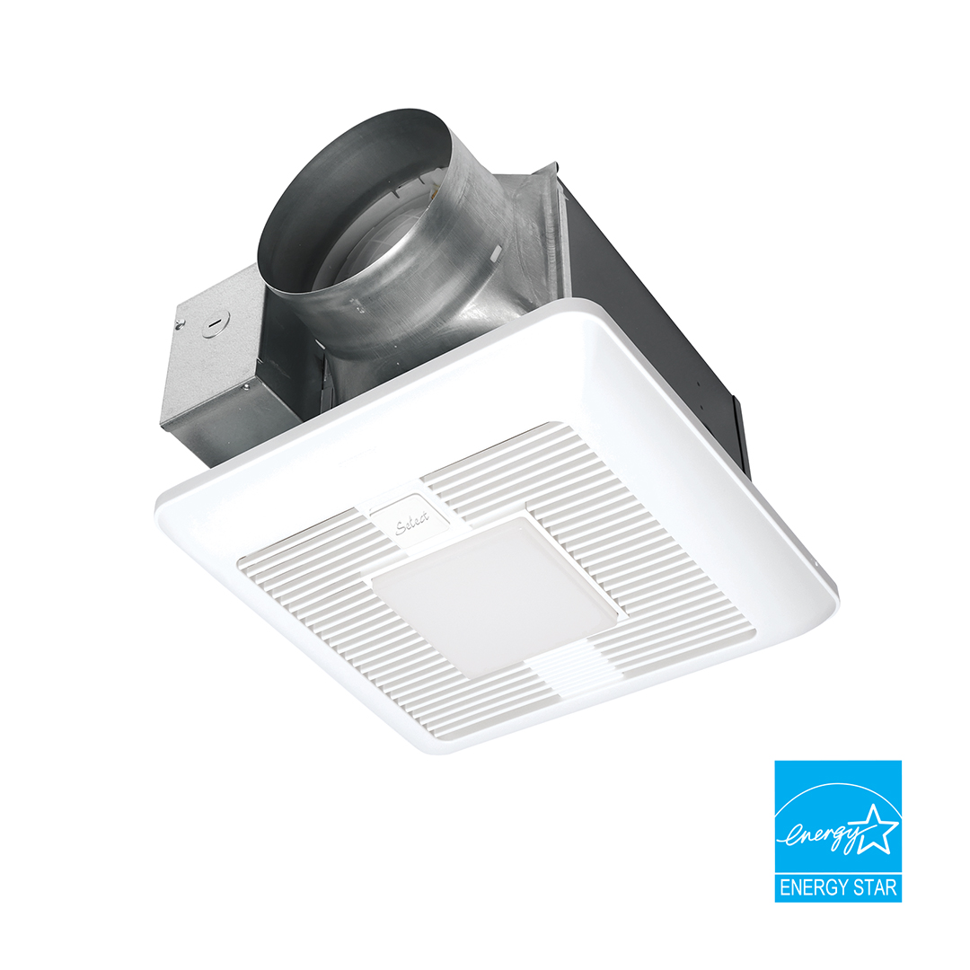 ふぁな WhisperGreen Select® Fan with Light, 110-130-150 CFM